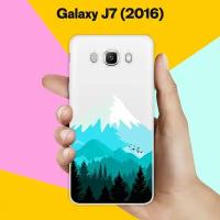 Силиконовый чехол на Samsung Galaxy J7 (2016) Снежная гора / для Самсунг Галакси Джей 7 (2016)