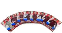 Коллекционный набор Panini Prizm FIFA WORLD CUP 2014 Base cards Red, White and Blue Power Plaid Prizms (8 карточек)