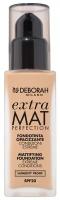 DEBORAH Тональная основа матирующая EXTRA MAT PERFECTION MATTIFYING FOUNDATION тон 3.2 ореховый 30 мл