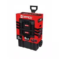 Промо набор Qbrick System Two 6in1 (10501285) 535х390х820мм (TWO CART + TOOLBOX + ORGANIZER MULTI (2шт) + BOX 100 FLEX + ORGANIZER + Промо упаковка)