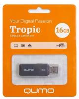 USB-накопитель Qumo 16GB, USB 2.0 (черный)