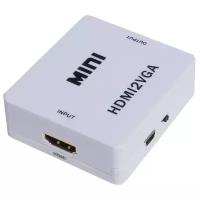 Переходник HDMI VGA адаптер конвертер HDMI на VGA + аудио, 1080P, HDMI 2 VGA для монитора, телевизора, ноутбука, компьютера, PS3, Xbox, PC