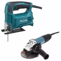 Набор Makita DK0122: лобзик 4326 + угловая шлифмашина GA5030