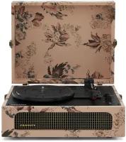 Виниловый проигрыватель CROSLEY VOYAGER PLUS [CR8017B-FL4] Floral c двухсторонним Bluetooth