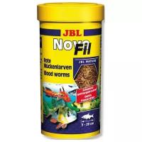 JBL NovoFil - Сушеный мотыль, доп. корм для привередливых рыб и черепах, 250 мл (20 г)