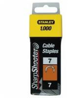 Скобы для степлера Stanley (1-CT108T) тип СТ 100 12 мм для кабеля (1000 шт.)