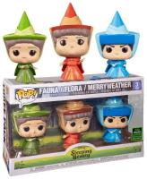 Фигурки Флора, Фауна и Мэривеза Flora, Fauna and Merryweather 3-Pack из мультика Спящая Красавица Sleeping beauty