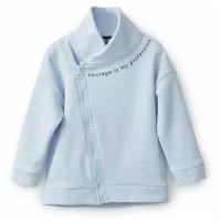 "88072 Толстовка Happy Baby на молнии light blue, 86"