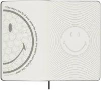 Блокнот Moleskine LE SMILEY Large 130х210мм обложка текстиль 176стр. линейка твердая обложка черный