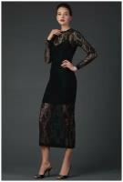 Платье Арт-Деко, размер 42, черный