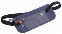 Поясная сумка для документов Money Belt, серая