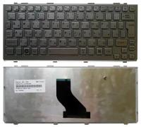 Клавиатура для ноутбука Toshiba mini NB200 NB300 NB305 серебристая