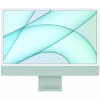 23.5" Моноблок Apple iMac 24" 2021 г. MJV83RU/A, 4480x2520, Apple M1 2.064 ГГц, RAM 8 ГБ, SSD 256 ГБ, Apple M1 7-Core, MacOS, зеленый