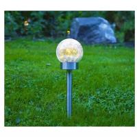 Садовый светильник GLORY три в одном, 10 тёплых белых микро LED-огней, солнечная батарея, 35х12 см, STAR trading 480-45
