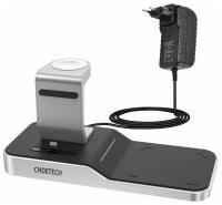 Док-станция Choetech Wireless Charging Dock MFi Certificated 4-in-1