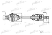 Полуось PATRON арт. PDS6876
