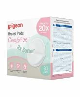 PIGEON Comfy Feel Breast Pads Вкладыши для бюстгралтера с алоэ, 30 шт, мод. 79252
