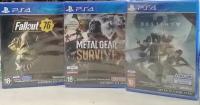 Комплект из 3-х дисков PS4: Metal Gear Survive/ Fallout 76/ Destiny 2