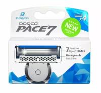 DORCO Kассеты для бритья Dorco Pace 7, 4шт