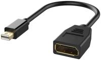Видео адаптер KS-588 DisplayPort на mini DisplayPort 20F/20M, 1.8 метра, чёрный