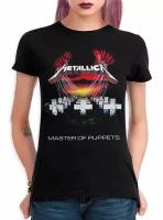 Футболка DS Apparel Metallica - Master of Puppets Женская Черная M