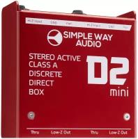Simple way Audio D2mini Активный DI-Box, двухканальный