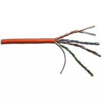 Кабель информационный Lanmaster LAN-5EUTP-LSZH-OR кат.5е U/UTP не экранированный 4X2X24AWG LSZH внутренний 305м оранжевый