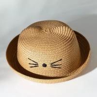 Шляпа Minaku, размер 50-52, бежевый