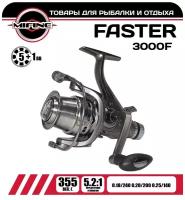 Катушка рыболовная с байтранером MIFINE FASTER 3000B, 5+1 подшипник