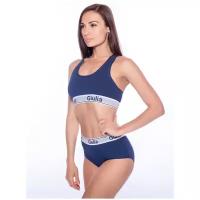 Топ Giulia COTTON BRA 01 размер M, blu scuro (синий)