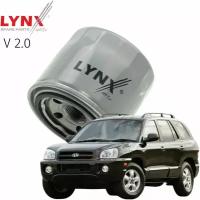 Фильтр масляный Hyundai Santa Fe (1) SM / Хендай Санта Фе 2000 2001 2002 2003 2004 2005 V2.0 G4JP / 1шт LYNXauto