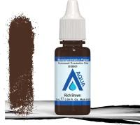 Пигмент для татуажа AQUA Rich Brown (Licorice) мини 7ml