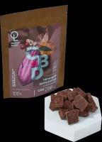 Шоколад с CBD (Темный шоколад с вяленой брусникой, 70% какао. CBD 200мг) 100 гр