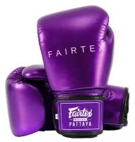 Боксерские перчатки Fairtex BGV22 Metallic Purple. 14oz