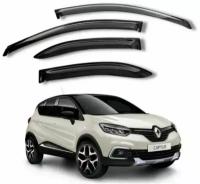 Дефлекторы боковых окон Renault Kaptur 2016 г. / Ветровики Рено Каптюр 2016г