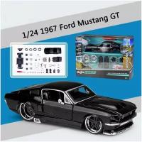 Машинка инерционная Maisto - Ford Mustang GT1967, модель 1:24 19.5см, цвет черный, 1 шт