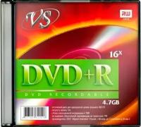 Диски VS DVD+R Slim Case (5 шт.) 4.7 Gb 16x (VSDVDPRSL501)