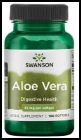 Aloe Vera, 25 мг, 140 г, 100 шт