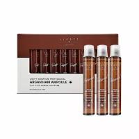 Jigott Signature Professional Argan Hair Ampoule Сыворотка для волос с аргановым маслом 10*13мл