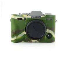 Защитный силиконовый чехол MyPads для фотоаппарата Fujifilm X-T20/ XT10/ XT20/ X-T10 ультра-тонкая полимерная из мягкого качественного силикона хаки