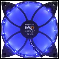 Вентилятор BoxIT 120*120*25 1250RPM 3pin + MOLEX 15LED синий ZH120-9W-15U