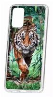 Чехол-накладка Samsung Galaxy S20 Plus Kruche Print Крадущийся тигр