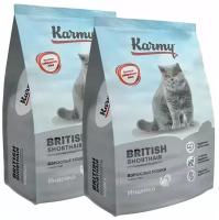 KARMY BRITISH SHORTHAIR ADULT для взрослых британских короткошерстных кошек (1,5 + 1,5 кг)
