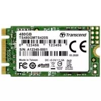 SSD диск Transcend M.2 2242 MTS420 480Gb SATA-III TLC (TS480GMTS420S)