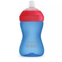 Philips Avent Чашка-непроливайка с мягким носиком SCF802, 300 мл, с 9 месяцев, синий