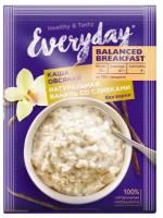 Каша Everyday овсяная Vegan Breakfast Натур.ваниль,мед,миндаль, 15штx37г/уп