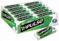 «Impulse», жевательная резинка со вкусом «Мята», без сахара, 14 г *30шт