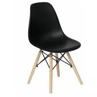 Стул для кухни TetChair CINDY (EAMES) (mod. 001), 1 шт., черный/натуральный