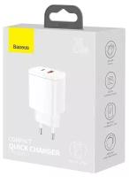 Baseus Compact Quick Charger USB - Type-C CCXJ-B02 White