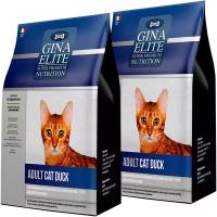 GINA ELITE ADULT CAT DUCK для взрослых кошек с уткой (3 + 3 кг)